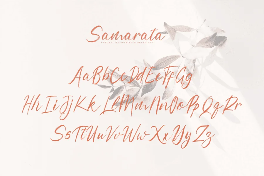 Samarata Font preview 10
