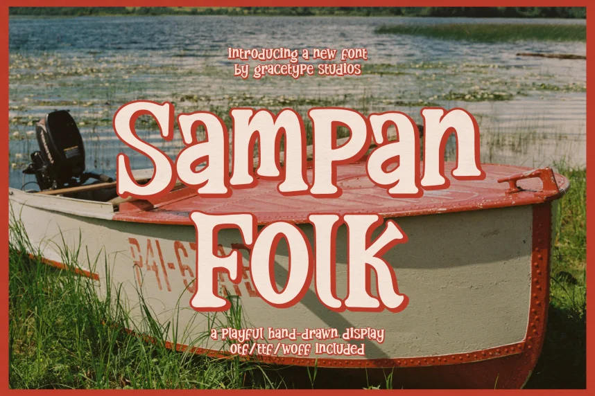 Sampan Folk Font