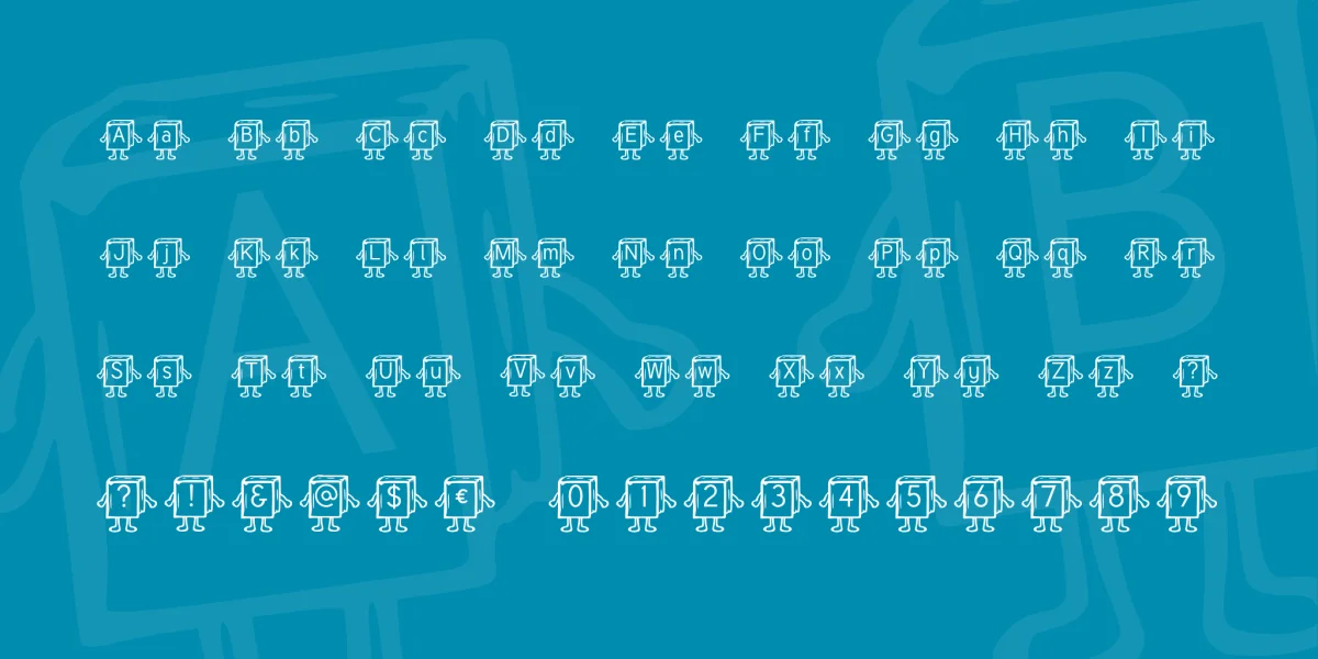 Samys Bookified Tuffy Font Family preview 4