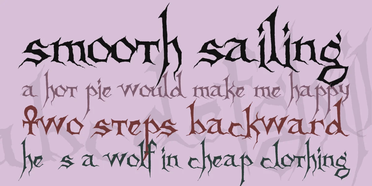 Sanctuary Font preview 2
