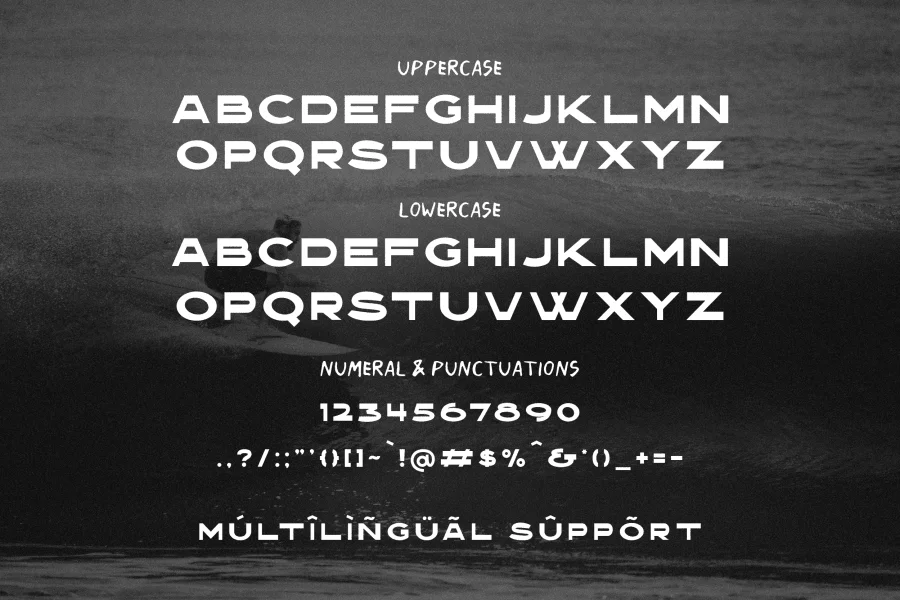 Saned Font preview 8