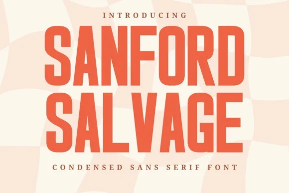 Sanford Salvage Font