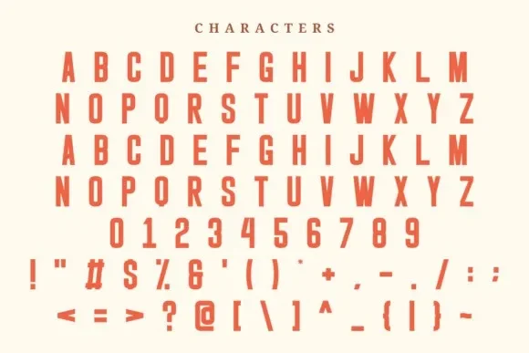 Sanford Salvage Font preview 5