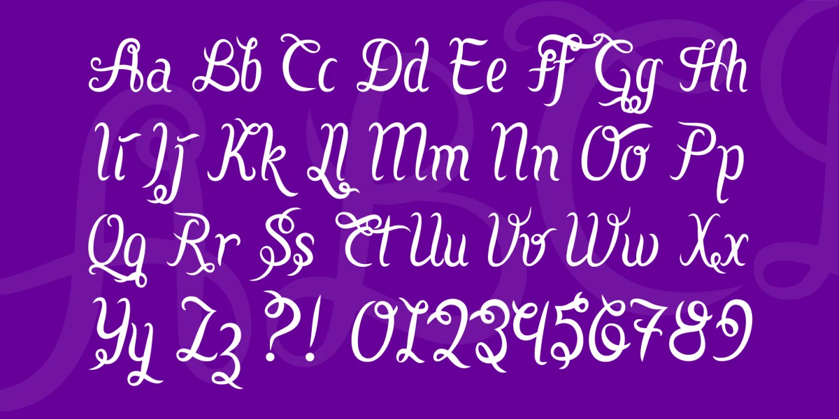 Sang Fatchurrohmah Font preview 3