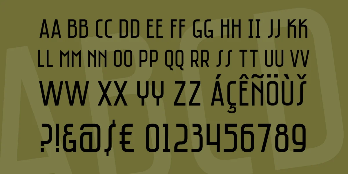 Saniretro Font preview 3