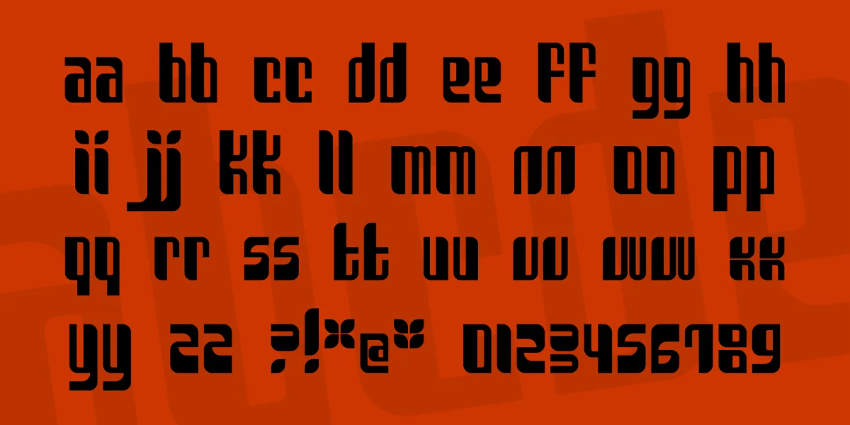 Sanka Font preview 3