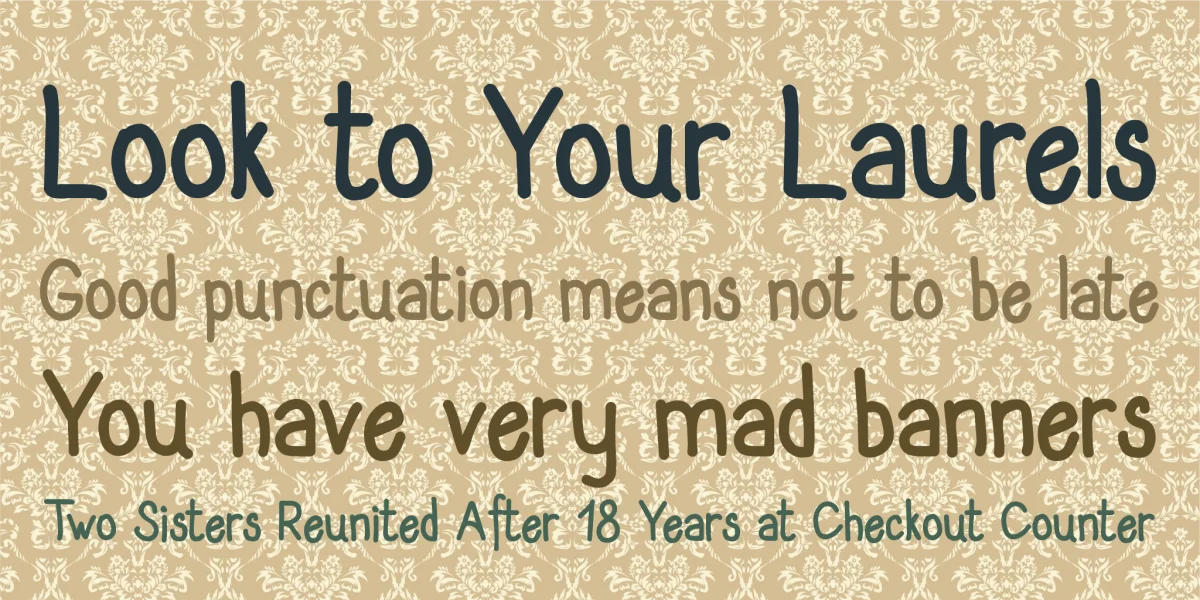Sanlabello Font preview 2