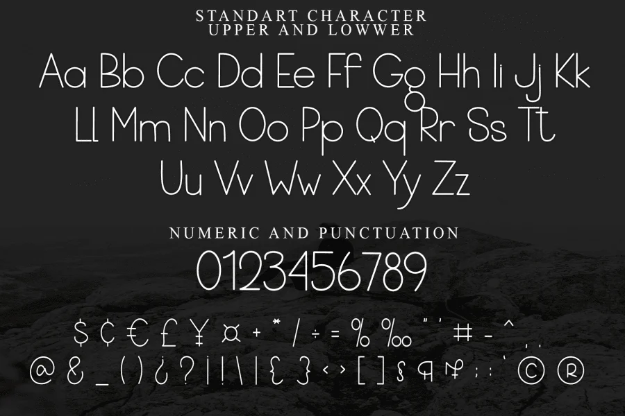 Sans Sample Font preview 6