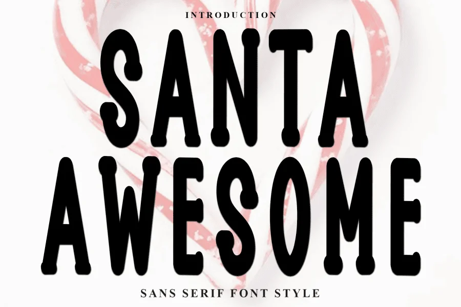 Santa Awesome Font
