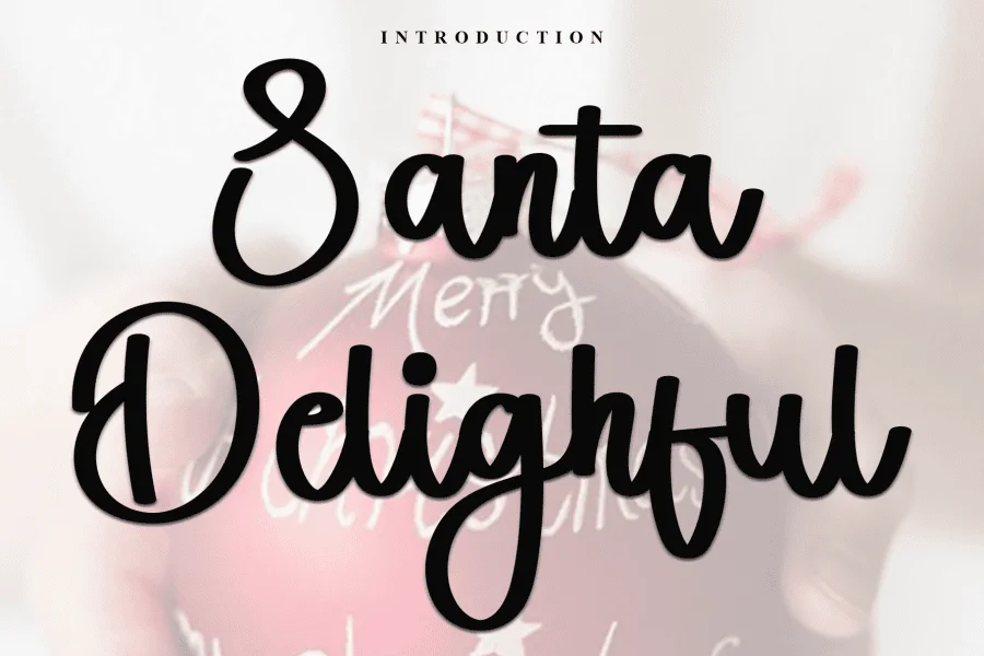 Santa Delighful Font