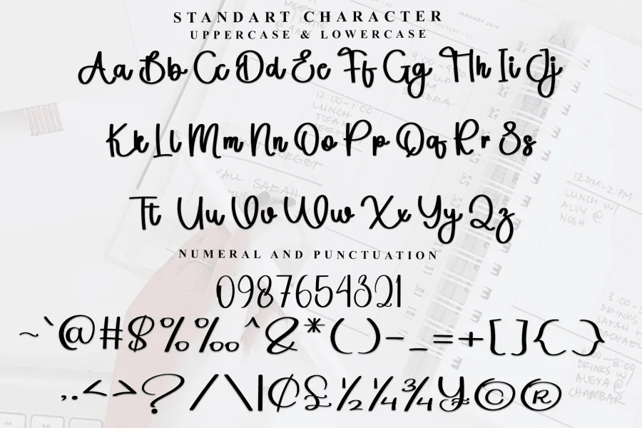 Santa Delighful Font preview 4