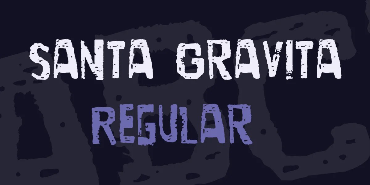Santa Gravita Font
