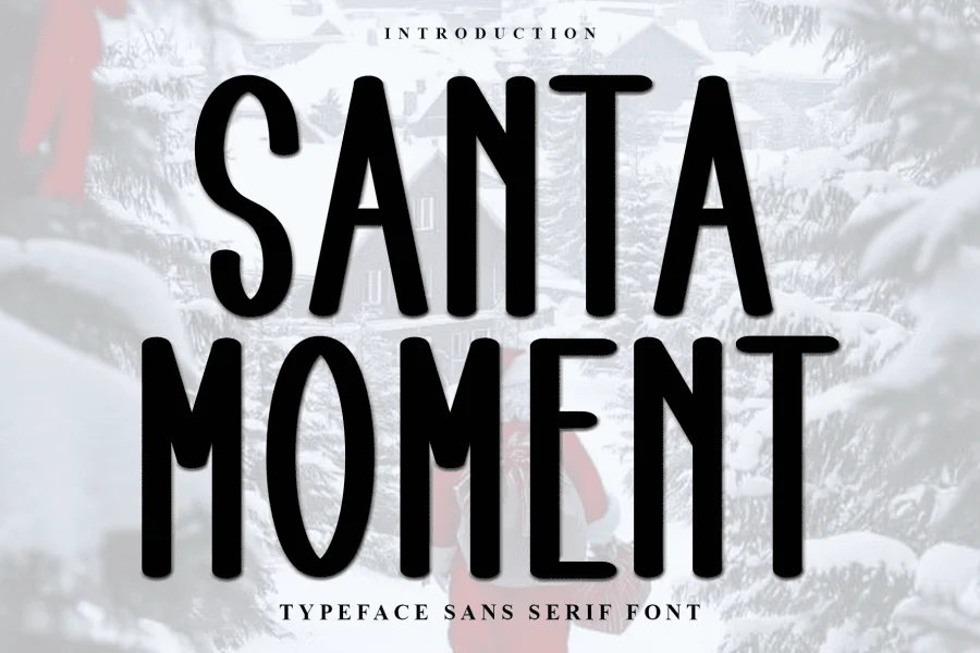 Santa Moment Font