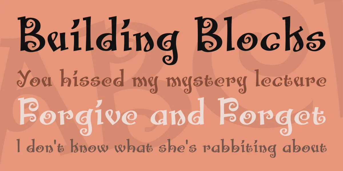 Santas Big Secret BB Font preview 2