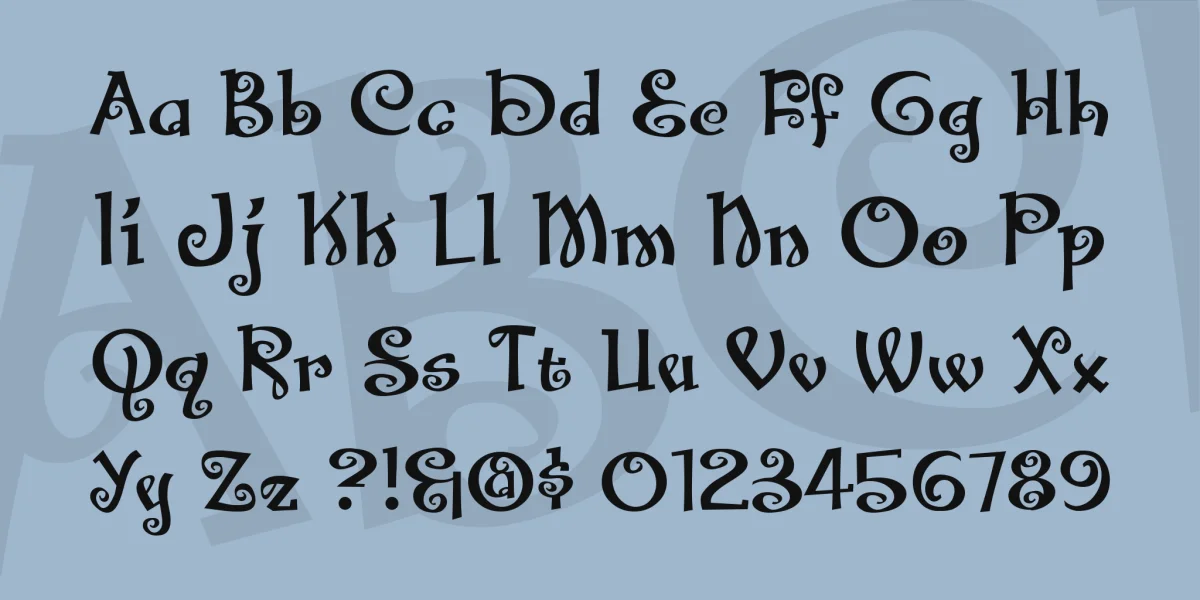 Santas Big Secret BB Font preview 3