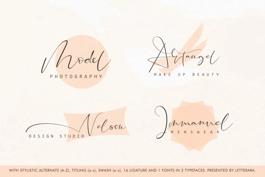 Santeria Signature Font preview 5