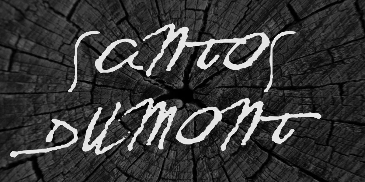 SANTOS DUMONT Font preview 2