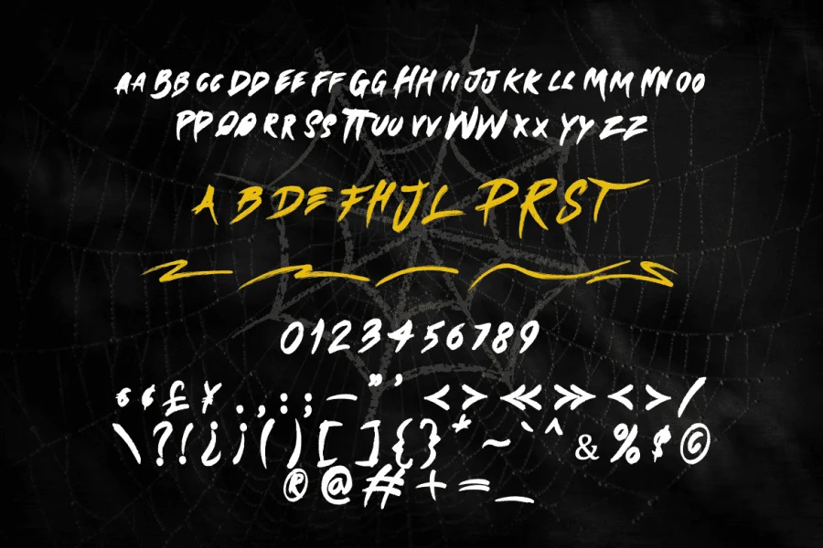 Saphifen Font preview 2