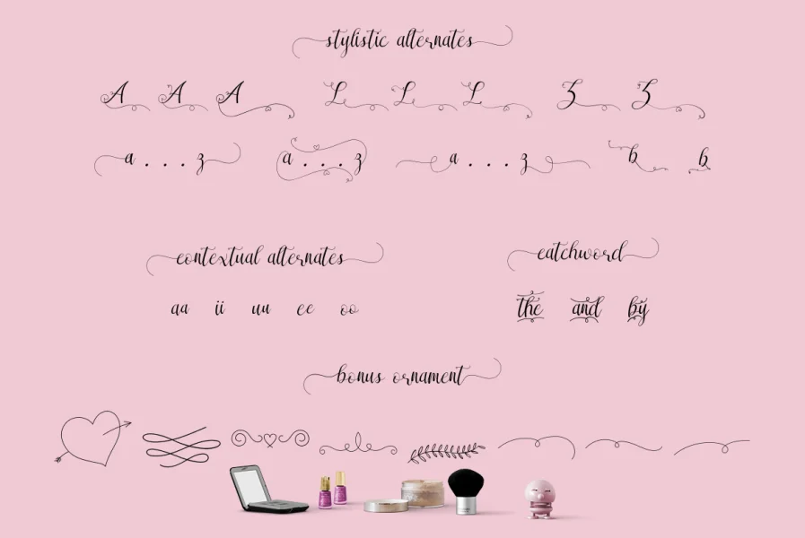 Sareeka Font preview 4