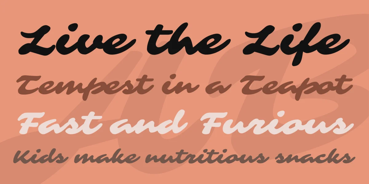 Sarina Font preview 2