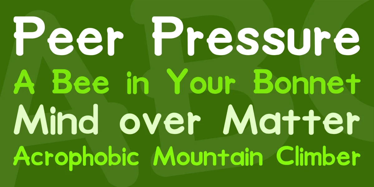 saru (sRB) Font preview 2