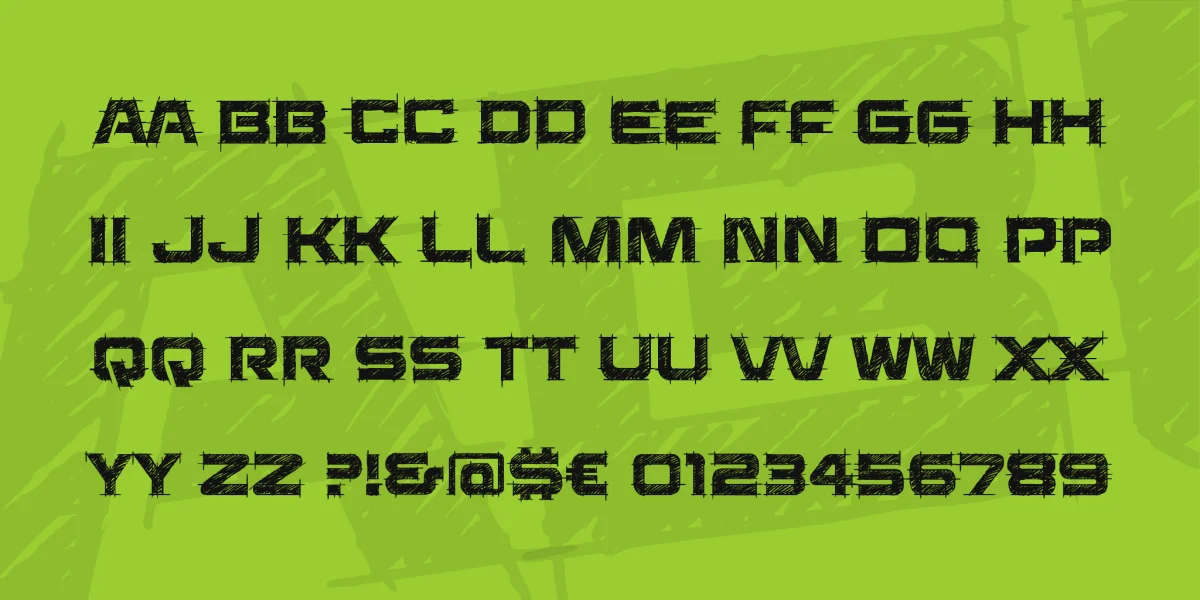 Saucer BB Font preview 3