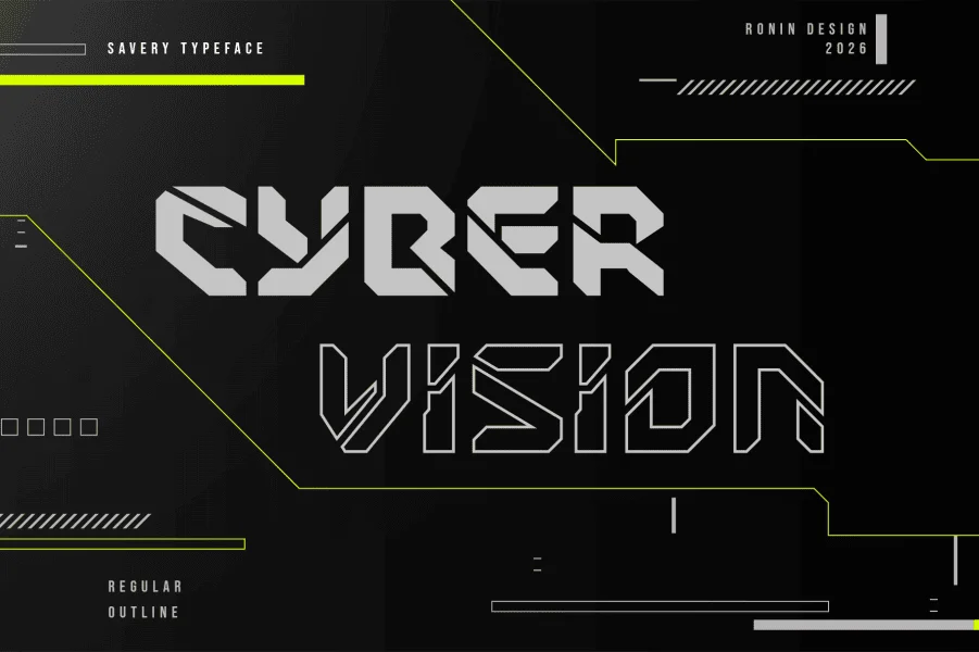 Savery Font Family preview 2