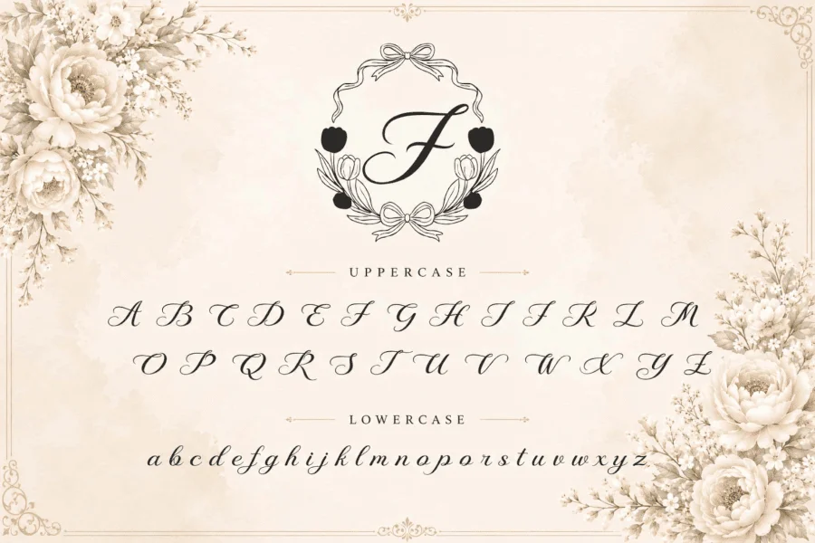 Savitri Flower Demo Font Family preview 5