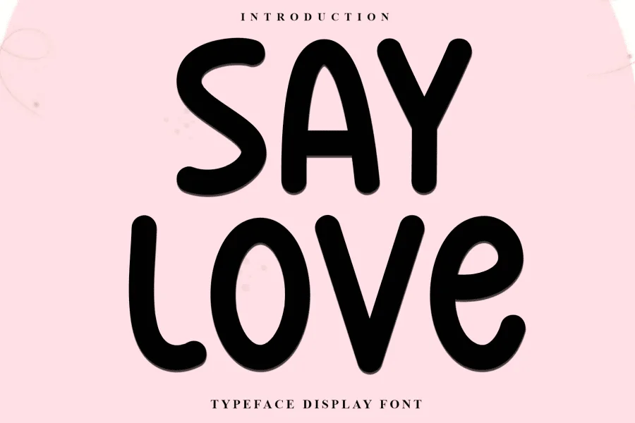 Say Love Font