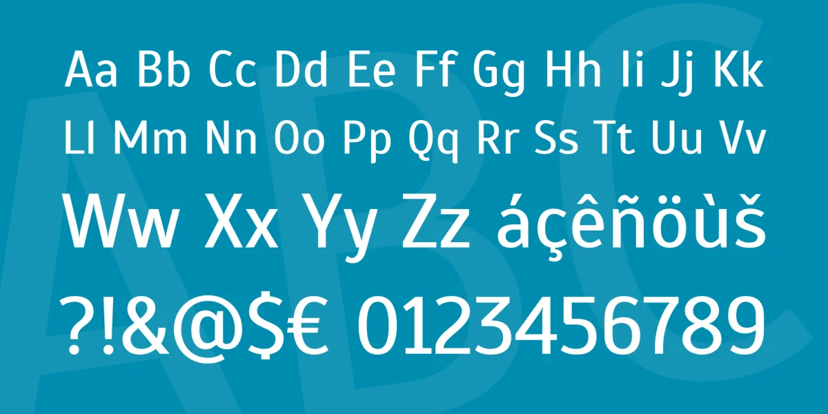 Scada Font Family preview 4