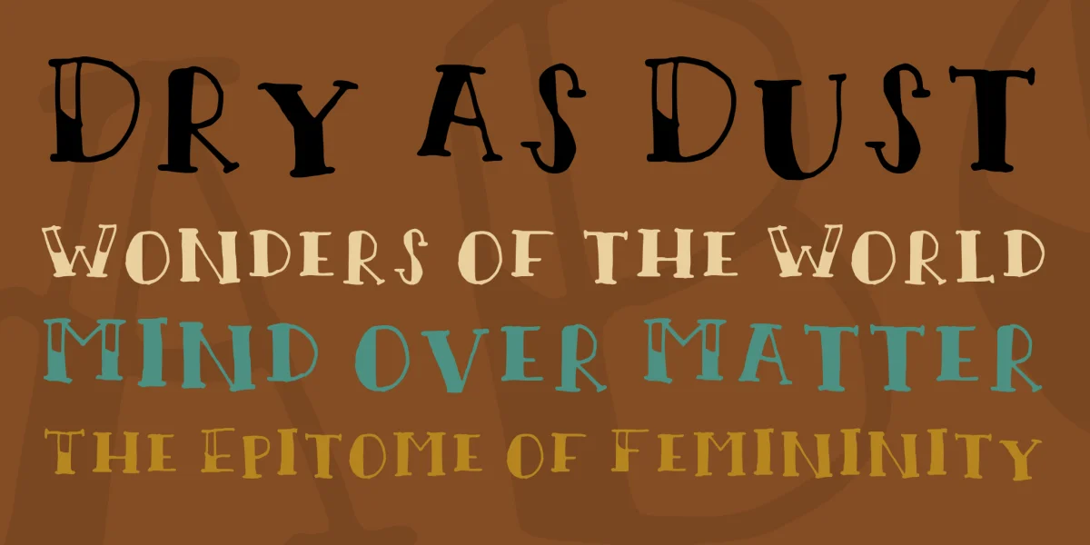 Scallywag Font preview 2