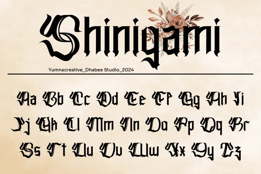 Scarbes Font preview 2