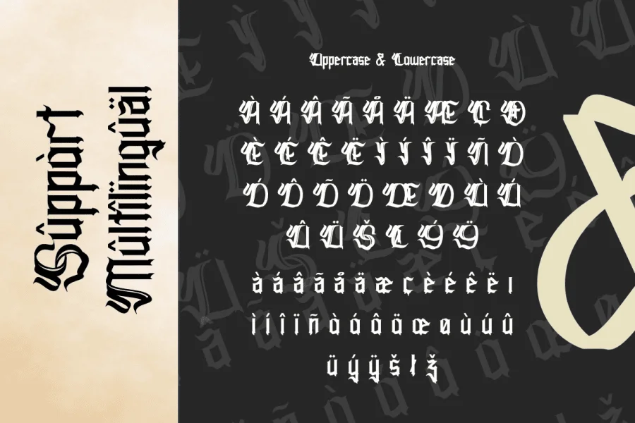 Scarbes Font preview 4