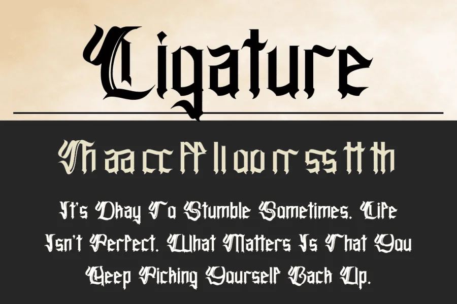 Scarbes Font preview 5