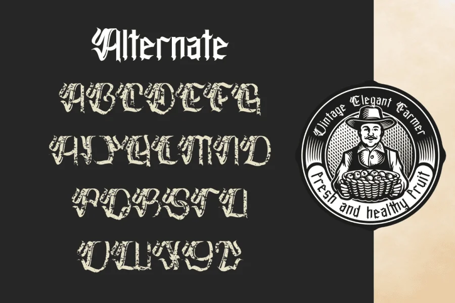 Scarbes Font preview 6