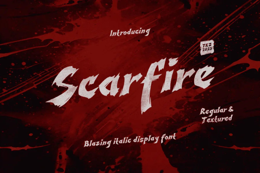Scarfire Font Family