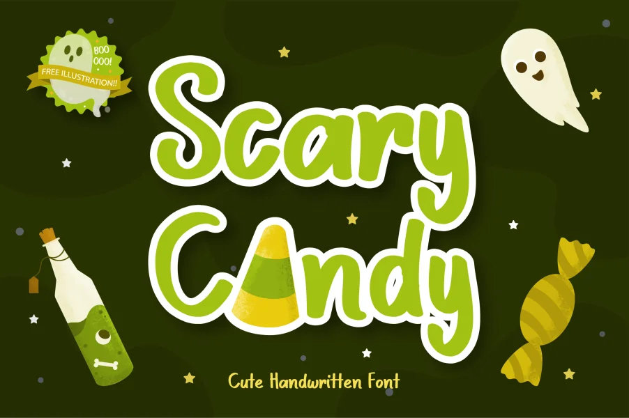 Scary Candy - Personal Use Font