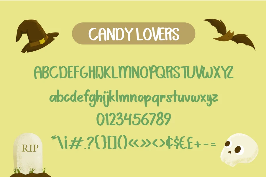 Scary Candy - Personal Use Font preview 6