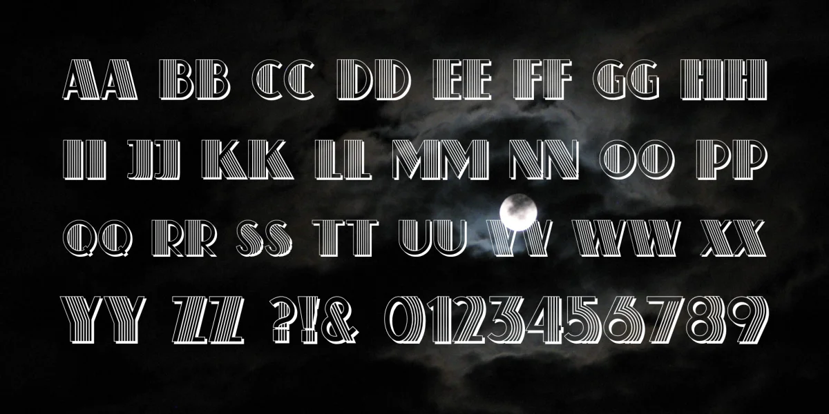 Schaeffer Font preview 3