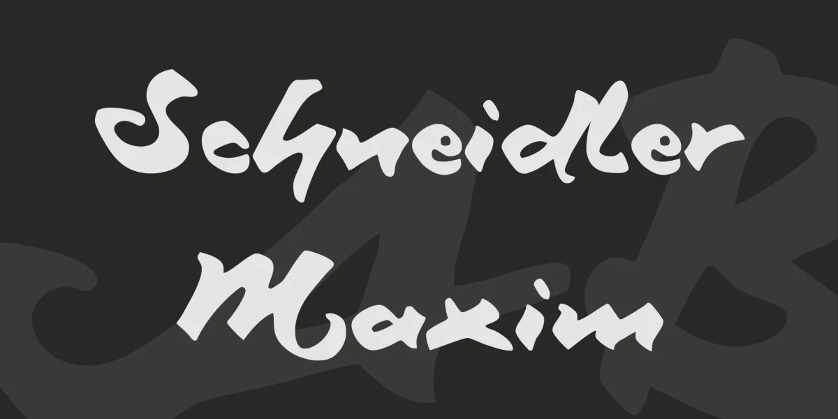 Schneidler Maxim Font