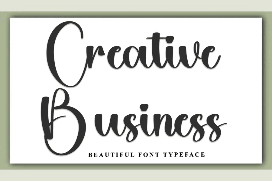 School Calligraphy Font preview 4