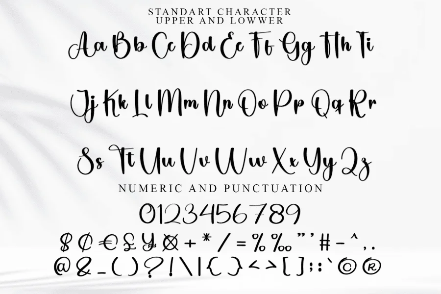 School Calligraphy Font preview 5