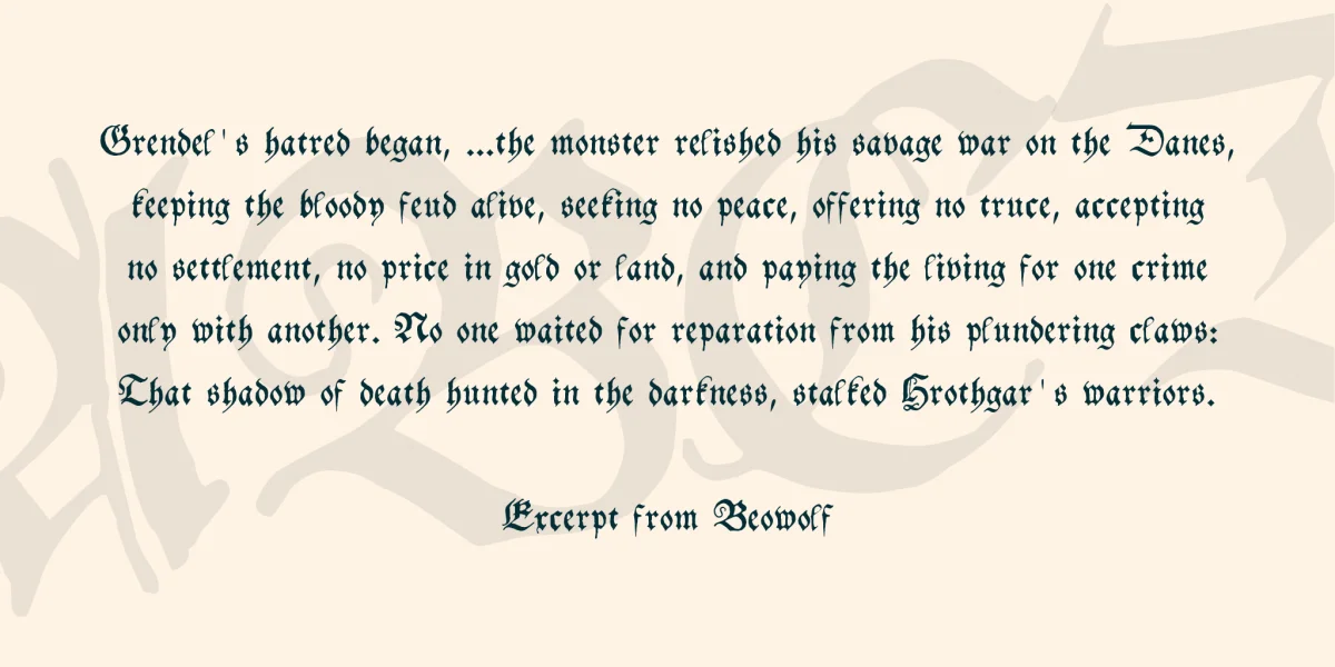 Schwabacher Font preview 3