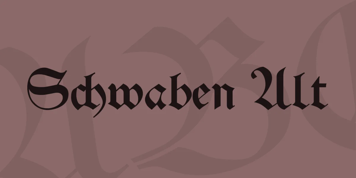Schwaben Alt Font