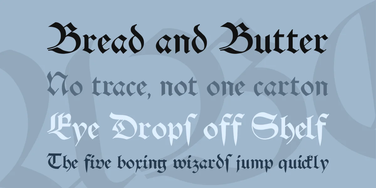 Schwaben Alt Font preview 2