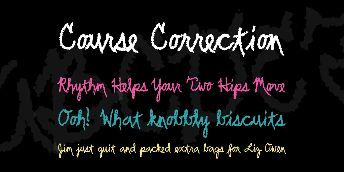 Scrawler Font preview 2