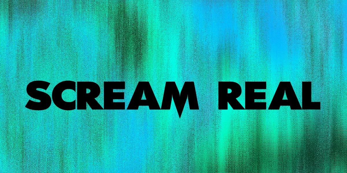 Scream Real Font
