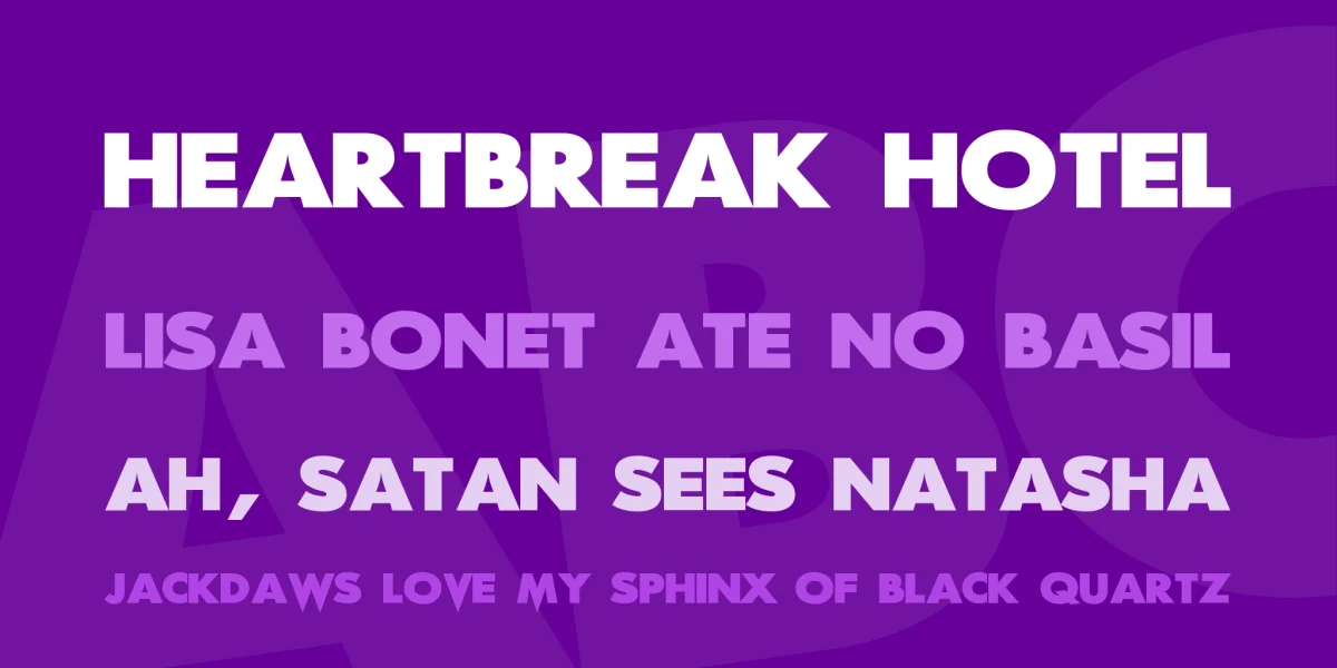 Scream Real Font preview 2