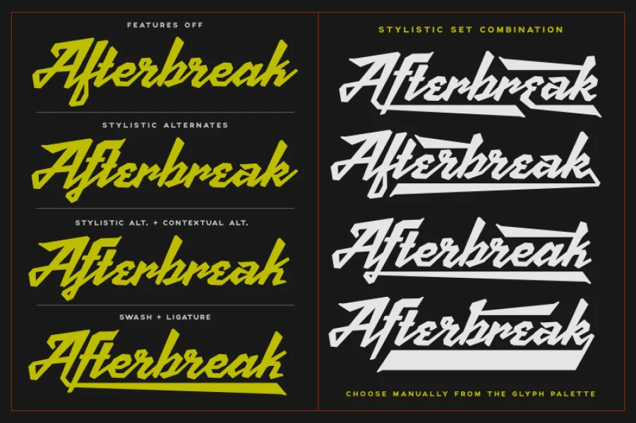 MJ Scriptonite Demo Font preview 2