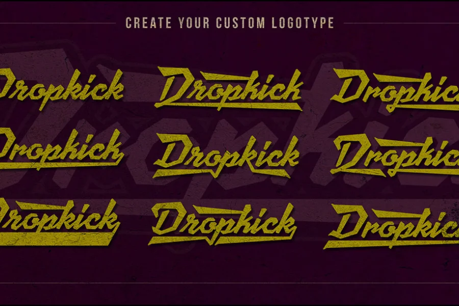 MJ Scriptonite Demo Font preview 3